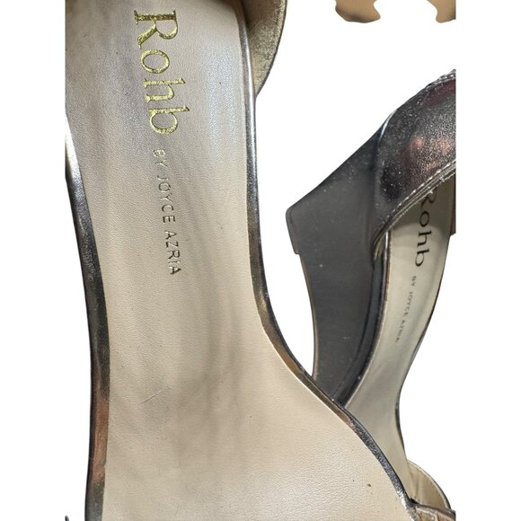 Rohb By Joyce Azria Rose Gold Heel Sandals For Women Size 7.5 NWOB - Picture 5 of 8